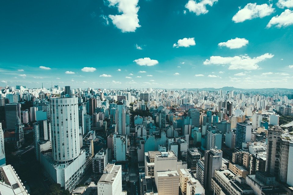 Brasil, EdifÃ­cios, Cidade, Cityscape, Nuvens, SÃ£o Paulo